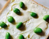 枝豆ドットのこんがりトースト♪作り方3写真