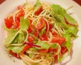 トマトと大葉の♡冷製パスタ♡作り方5写真