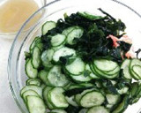 胡瓜わかめカニカマ＊らくちん酢の物作り方7写真