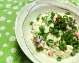 あっという間の☆梅豆腐サラダ♪♪作り方4写真