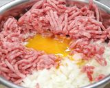 筍入りハンバーグ☆おろしポン酢で和風にね作り方4写真