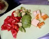 アボカドとスモークチーズのマヨあえ作り方1写真