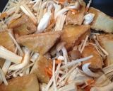 簡単☆旨しっ☆厚揚げきのこあんの中華風作り方4写真