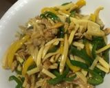 青椒肉絲作り方13写真