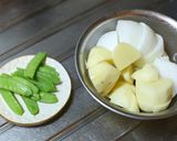 天然だしパックで作る 新玉ねぎの味噌汁作り方2写真