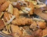 たけのこと冷凍チキンの甘辛和え作り方3写真