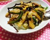 豚肉とピーマンのまろやか丼✳︎作り方4写真