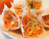 母の日＆お祝いに☆ミニ花束ごはん作り方11写真