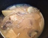 春キャベツとジャガイモの お味噌汁作り方3写真