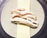 【簡単！】餃子の皮で鶏ムネ肉のチーズ揚げ作り方2写真