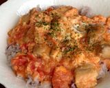 トロリ♡トマたま丼作り方3写真