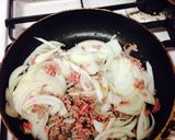 トマトと挽肉のチーズ焼き作り方1写真