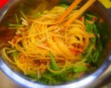 ツナと水菜の冷製和風パスタ☆作り方5写真
