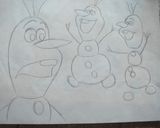 オラフのカレーライス（アナと雪の女王）作り方1写真