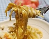 残ったカレーをリメイク@焼きカレーパスタ作り方8写真