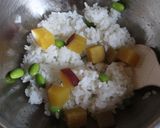 彩り弁当*さつまいもと枝豆のごはん＊作り方4写真