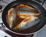 ﾌﾗｲﾊﾟﾝで簡単♪ピリ辛サバの味噌煮作り方4写真