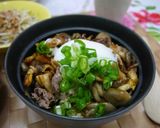 ブラジル　すき家再現★しめじバター牛丼★作り方7写真
