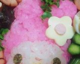 春 マイメロ キャラ弁 お弁当作り方1写真