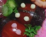 春 マイメロ キャラ弁 お弁当作り方2写真