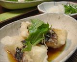 もっちきん ささみ&餅&しいたけ揚げ出し作り方5写真
