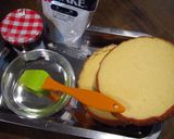 簡単「ヴィクトリアンサンドイッチケーキ」作り方1写真