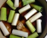とろ～り葱も美味しい！鶏手羽元の甘辛煮作り方3写真