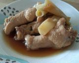 とろ～り葱も美味しい！鶏手羽元の甘辛煮作り方4写真