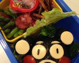 兜くまもん弁当作り方2写真