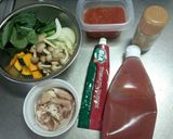 トマトとクリームチーズのパスタ作り方1写真