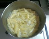 トマトとクリームチーズのパスタ作り方3写真