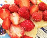 とろける♪ホットいちごチーズトースト作り方2写真