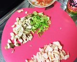 残り物野菜の明太高菜チャーハン´ω`)ノ作り方2写真