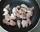 簡単!チキンピカタ丼作り方1写真