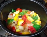 レンジ蒸し鶏カポナータ添え作り方3写真