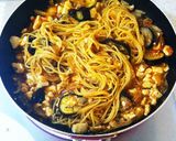 具だくさんトマトパスタ作り方7写真