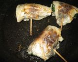 アジの梅肉チーズ巻作り方5写真