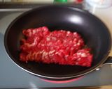カラフルピーマンと牛肉のオイスター炒め♪作り方1写真