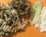 きのこと明太子のパスタ　作り方3写真