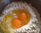 手打ちでタラコとアスパラのクリームパスタ作り方1写真