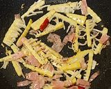 春味♪筍とベーコンのペペロンチーノ作り方4写真