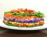 特別な日に☆カラフルサラダケーキ作り方11写真