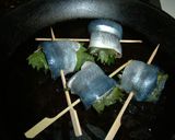 さんまの梅と大葉巻き焼き作り方5写真