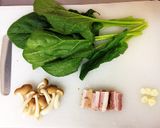 ほうれん草とベーコンのクリームパスタ！！作り方2写真