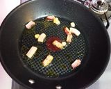 ほうれん草とベーコンのクリームパスタ！！作り方3写真