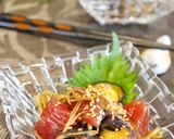 レンジで♬茄子とマグロの生姜醤油あえ作り方5写真