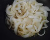 新玉葱と白菜キムチ丼・卵黄のせ作り方6写真
