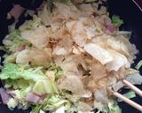キャベツとポテトチップスでピザ風春巻き♡作り方3写真