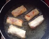 キャベツとポテトチップスでピザ風春巻き♡作り方10写真