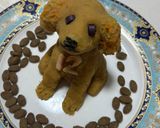犬用犬型 さつまいもときなこのケーキ作り方7写真